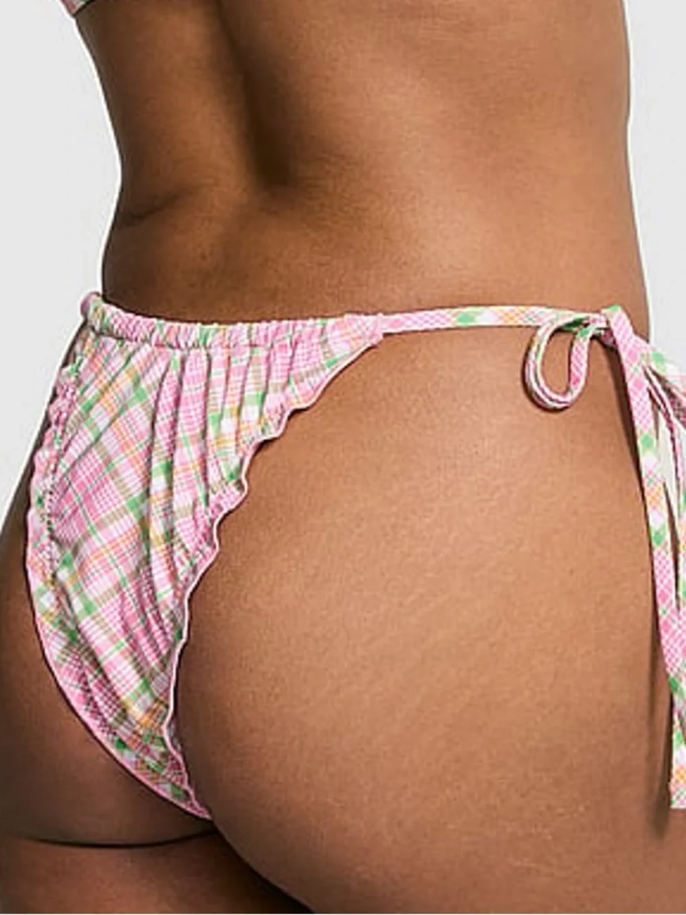 PINK by Frankies Bikinis Maya Halter Bikini Top & Reign Thong Bikini Bottom
